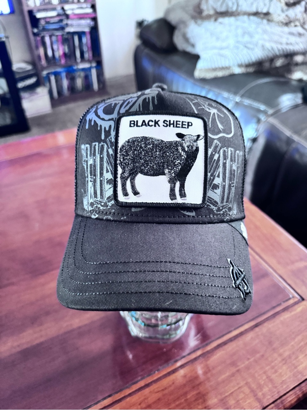 Goorin Bros “ANARCHY EDITION BLACK SHEEP” Mesh SnapBack NWT